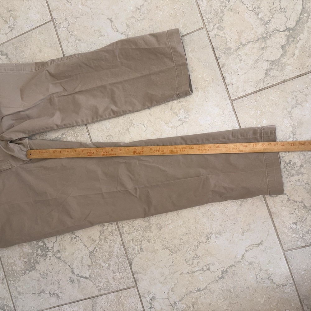 Polo Ralph Lauren Pants Mens 38x32 Khaki Beige Chino Stretch Classic Fit Cotton - Picture 7 of 7
